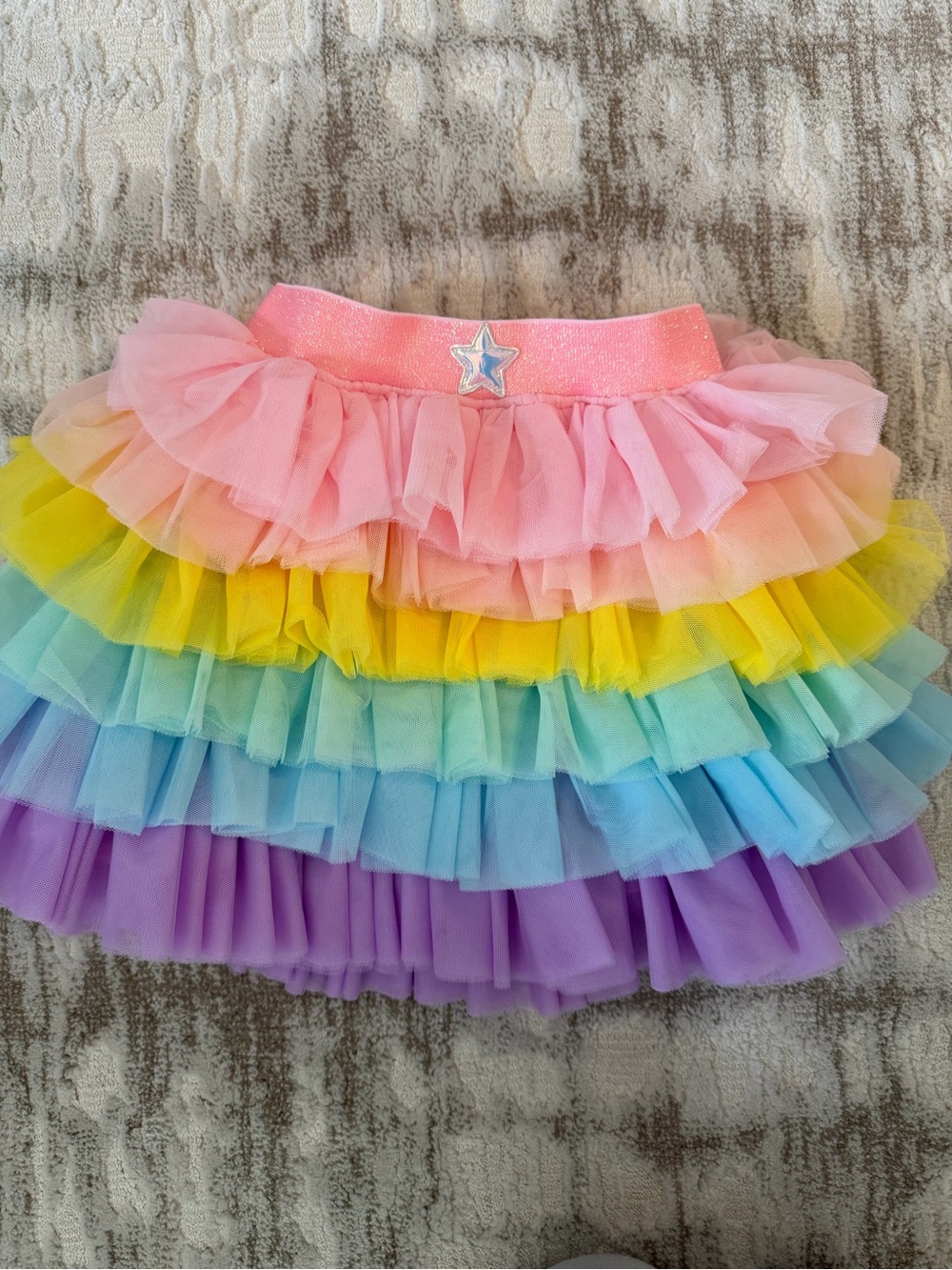 Lola and the boys rainbow ombré party tutu skirt